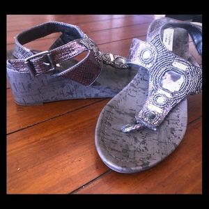 Simply Vera | Vera Wang Rhinestone Thong Sandals